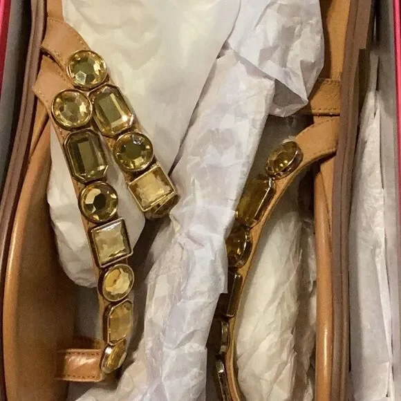 New Vince camuto asymmetrical toe ring leather sandals 7.5W - Picture 13 of 13